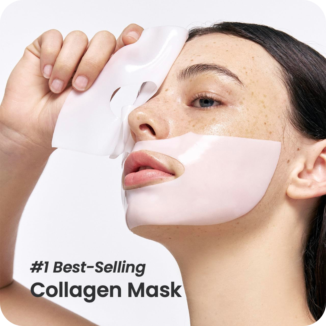 1/5/10PCs Bio Collagen Face Mask Shrink Pores Deep Hydrating Overnight Mask Moisturizing Refreshing Brightening Face Skin Care